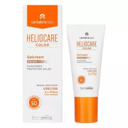 HELIOCARE Barvna gel krema SPF 50 rjava, 50 ml