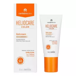 HELIOCARE Barvna gel krema SPF 50 lahka, 50 ml