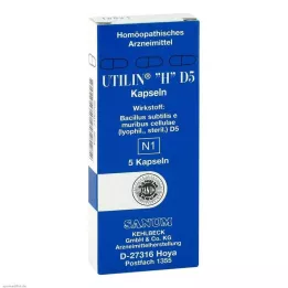 UTILIN HD D 5 kapsul, 5 kos