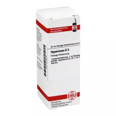 HYPERICUM D 3 Razredčitev, 20 ml
