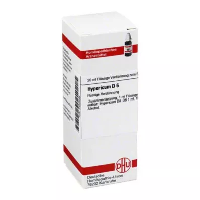 HYPERICUM D 6 Razredčitev, 20 ml HYPERICUM D 6 Razredčitev, 20 ml
