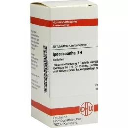 IPECACUANHA D 4 tablete, 80 kos