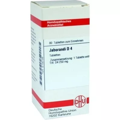 JABORANDI D 4 tablete, 80 kos JABORANDI D 4 tablete, 80 kos