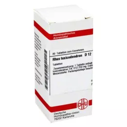 RHUS TOXICODENDRON D 12 tablet, 80 kos