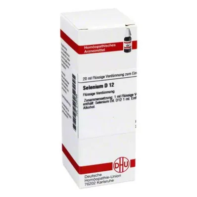 SELENIUM D 12 Razredčitev, 20 ml SELENIUM D 12 Razredčitev, 20 ml