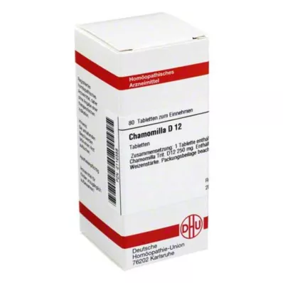 CHAMOMILLA D 12 tablet, 80 kos