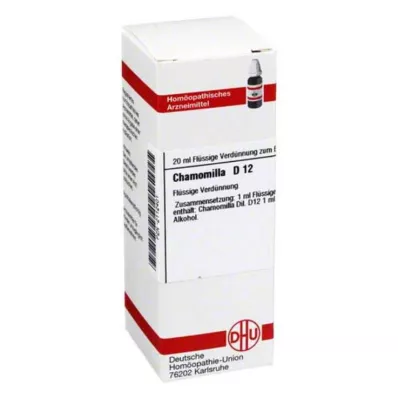 CHAMOMILLA D 12 Razredčitev, 20 ml CHAMOMILLA D 12 Razredčitev, 20 ml