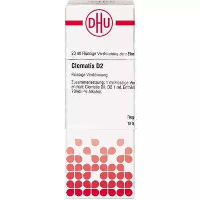 CLEMATIS D 2 Razredčitev, 20 ml CLEMATIS D 2 Razredčitev, 20 ml