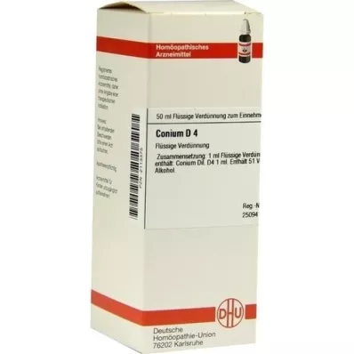 CONIUM D 4 razredčitev, 50 ml CONIUM D 4 razredčitev, 50 ml