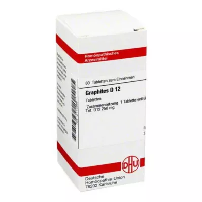 GRAPHITES D 12 tablet, 80 kos