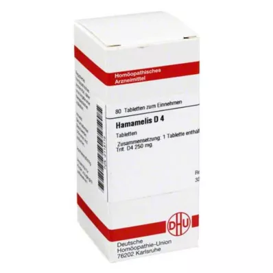 HAMAMELIS D 4 tablete, 80 kos