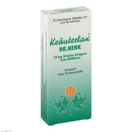 KRÄUTERLAX Dr.Henk 15 mg zeliščne tablete za odvajanje, 10 kos