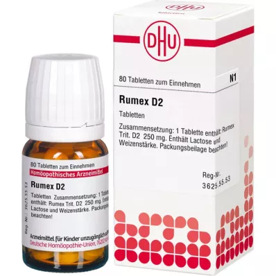 RUMEX D 2 tableti, 80 kos RUMEX D 2 tableti, 80 kos