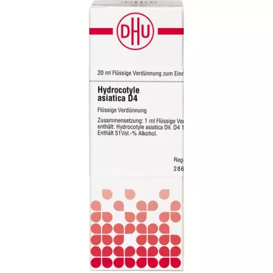 HYDROCOTYLE asiatica D 4 razredčitev, 20 ml HYDROCOTYLE asiatica D 4 razredčitev, 20 ml