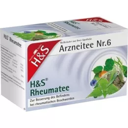 H&amp;S Čaj Revma filter vrečka, 20X2,0 g