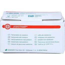 JODOTAMP 50 mg/g 1 cmx5 m tamponade, 1 kos