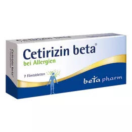 CETIRIZIN beta filmsko obložene tablete, 7 kom