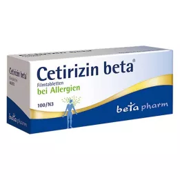 CETIRIZIN beta filmsko obložene tablete, 100 kom