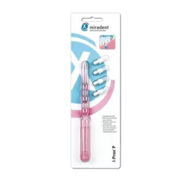 MIRADENT Komplet koničastih ščetk I-Prox P tra.pink 1H.4B., 1 kos