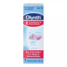 OLYNTH 0,1% kapljice za nos za odrasle, 20 ml