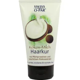 Tretma za lase s kokosovim mlekom Swiss O Par, 150 ml