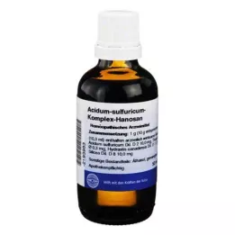 ACIDUM SULFURICUM KOMPLEX tekočina, 50 ml
