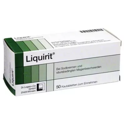 LIQUIRIT Žvečljive tablete, 50 kom LIQUIRIT Žvečljive tablete, 50 kom