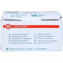 JODOTAMP Tamponadni trakovi 5 cm x 5 m posamično pakiranje, 1 kos