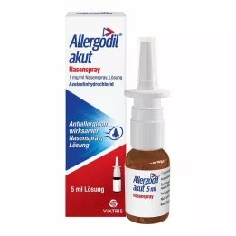 ALLERGODIL akutno pršilo za nos, 5 ml