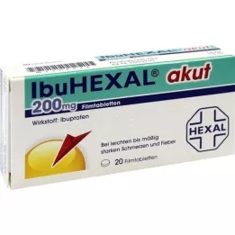 IBUHEXAL akut 200 filmsko obloženih tablet, 20 kom