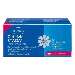 CETIRIZIN STADA 10 mg filmsko obložene tablete, 7 kos