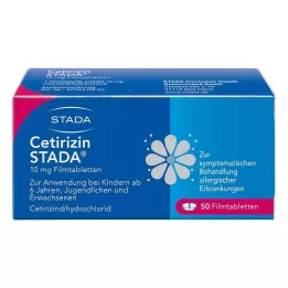 CETIRIZIN STADA 10 mg filmsko obložene tablete, 50 kom