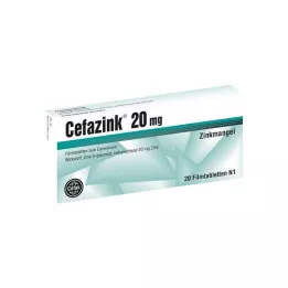 CEFAZINK 20 mg filmsko obložene tablete, 20 kom