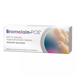 BROMELAIN POS gastrorezistentne tablete, 30 kos