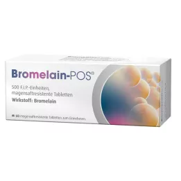 BROMELAIN POS gastrorezistentne tablete, 60 kos