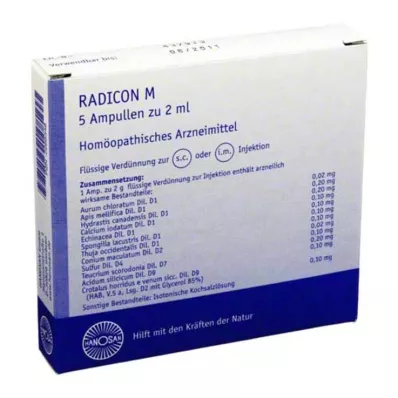 RADICON M raztopina za injiciranje, 5X2 ml