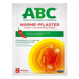ABC Toplotni obliž Capsicum Hansaplast med 14x22, 2 kos