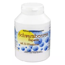 SCHWARZBEEREN Kapsule, 180 kos