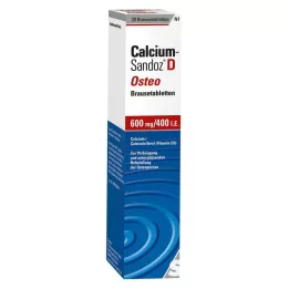 CALCIUM SANDOZ D Osteo šumeče tablete, 20 kom
