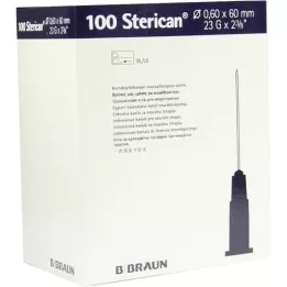 STERICAN Kanile 23 Gx2 2/5 0,6x60 mm, 100 kos