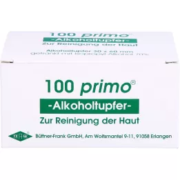 PRIMO Alkoholne blazinice, 100 kos