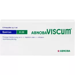 ABNOBAVISCUM Quercus D 20 ampul, 8 kos