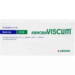 ABNOBAVISCUM Quercus D 30 ampul, 8 kos