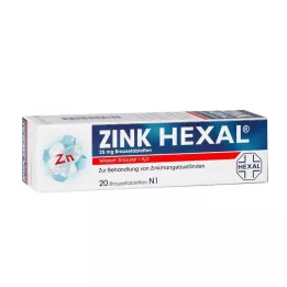 ZINK HEXAL Šumeče tablete, 20 kom