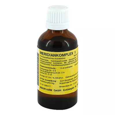 MERIDIANKOMPLEX 1 mešanica, 50 ml MERIDIANKOMPLEX 1 mešanica, 50 ml