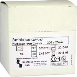AMBIX Safe-Can Portpunkt.Kan.20 Gx25 mm ukrivljen, 10 kos