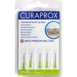 CURAPROX CPS 011 Interdentalb.xx-fine svetlo zelene, 5 kos