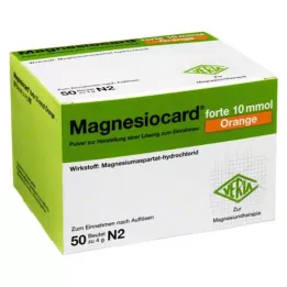 MAGNESIOCARD forte 10 mmol Orange Plv.z.H.e.L.z.E., 50 kos