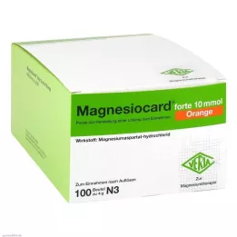 MAGNESIOCARD forte 10 mmol Orange Plv.z.H.e.L.z.E., 100 kos