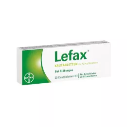 LEFAX Žvečljive tablete, 20 kom